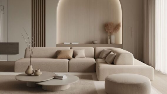 Neutral living room design